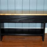 Shaker Country Bench w/Shelf and Natural Top - My Lovi