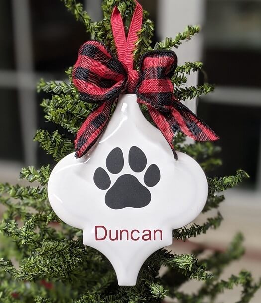 Paw Print Ornament - My Lovi