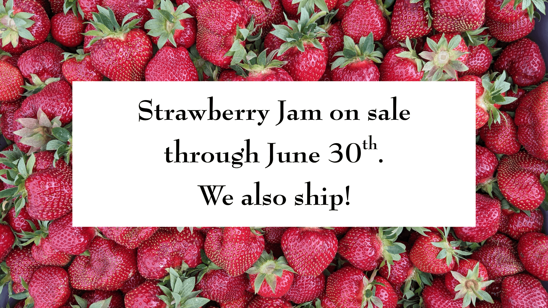 Strawberry Jam on Sale
